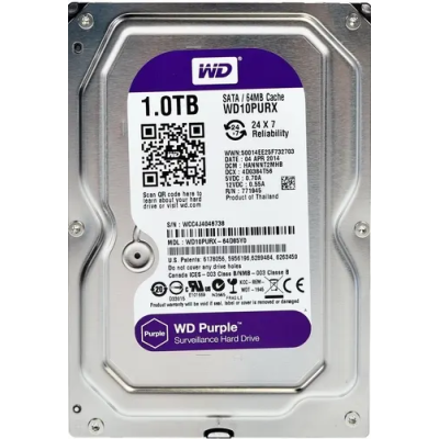 1 ТБ Жесткий диск WD Purple IntelliPower WD10PURX