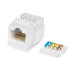 Cabeus KJ-RJ45-Cat.5e-Toolless Вставка Keystone Jack RJ-45(8P8C), категория 5e, без инструмента Toolless, белая