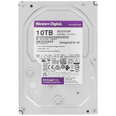 10 ТБ Жесткий диск WD Purple Pro WD101PURP