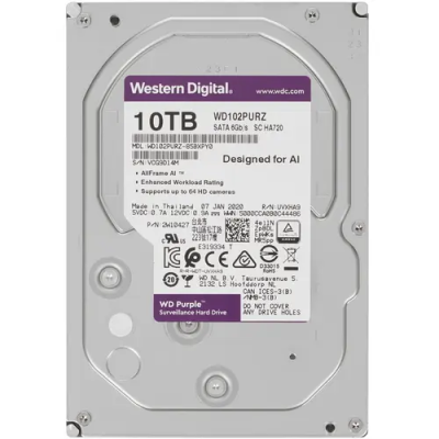 10 ТБ Жесткий диск WD Purple WD102PURZ