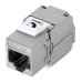 Cabeus KJ-RJ45-Cat.5e-SH-180-Toolless Вставка Keystone Jack RJ-45(8P8C), 180 градусов, категория 5e, экранированная, без инструмента Toolless