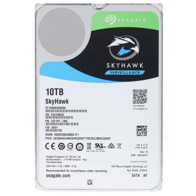 10 ТБ Жесткий диск Seagate SkyHawk ST10000VX0004