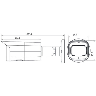 IP видеокамера DH-IPC-HFW2231TP-ZS Dahua