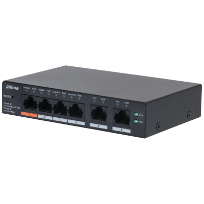 DH-CS4006-4ET2ET-60 4-портовый PoE коммутатор с функцией облачного управления