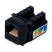 Cabeus KJ-RJ45-Cat.5e-90-BK Вставка Keystone Jack RJ-45, категория 5e, заделка тип 110, черная