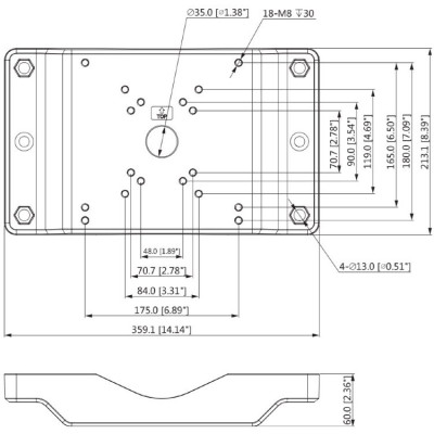 Крепление на шест DH-PFA153