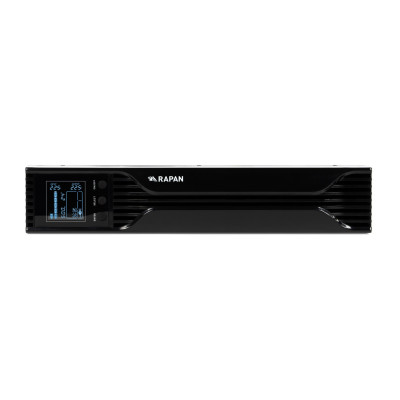 RAPAN-UPS 1000-RACK-IN-2X9-E ИБП 700 Вт, Line-interactive, синус, встроенные АКБ 2 шт.x 9Ah