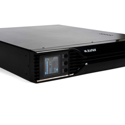 RAPAN-UPS 3000-RACK-IN-4X9-E ИБП 2100 Вт, Line-interactive, синус, встроенные АКБ 4 шт.x 9Ah