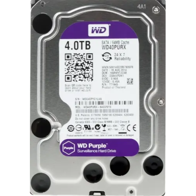 4 ТБ Жесткий диск WD Purple IntelliPower WD40PURX