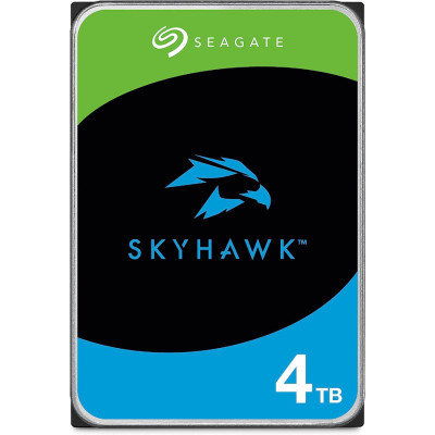 Жесткий диск Seagate Surveillance SkyHawk ST4000VX005, 4ТБ, 3.5;, HDD, SATA III, 265Мб