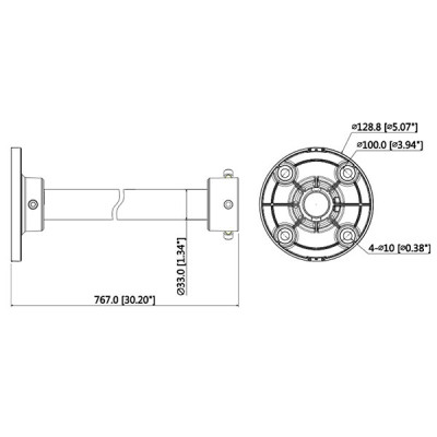 Потолочный кронштейн DH-PFB220C