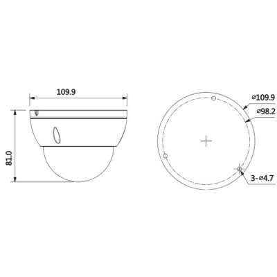 IP видеокамера DH-IPC-HDBW1431EP-S-0280B Dahua