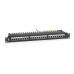 Cabeus PL-24-Cat.6-SH-Dual IDC Патч-панель 19; (1U), 24 порта RJ-45, категория 6, полностью экранированная, с задним кабельным организатором