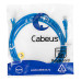 Cabeus PC-UTP-RJ45-Cat.5e-3m-BL Патч-корд U/UTP, категория 5е, 2xRJ45/8p8c, неэкранированный, синий, PVC, 3м