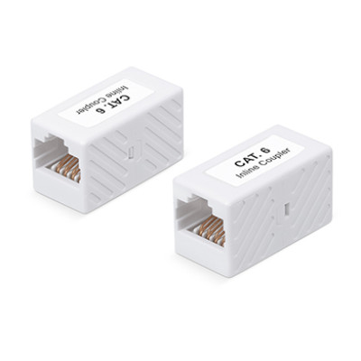 Cabeus CA-8p8c-C6 Проходной адаптер, RJ45-RJ45 (8p8c), категория 6, неэкранированный