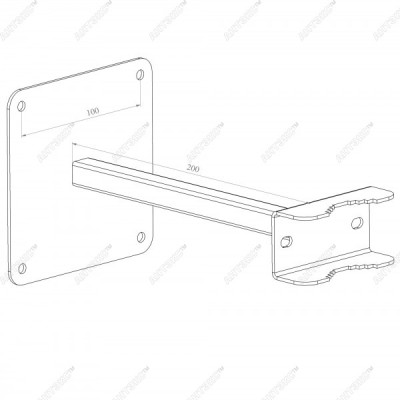 Стеновой кронштейн для крепления мачты KSM-200
