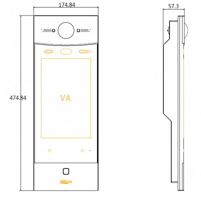 Многоабонентская вызывная IP панель DHI-VTO9231D Dahua