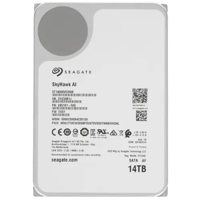 14 ТБ Жесткий диск Seagate SkyHawk AI ST14000VE0008