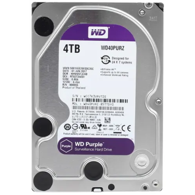 4 ТБ Жесткий диск WD Purple WD40PURZ