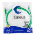 Cabeus PC-UTP-RJ45-Cat.5e-1.5m-GN Патч-корд U/UTP, категория 5е, 2xRJ45/8p8c, неэкранированный, зеленый, PVC, 1.5м