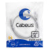 Cabeus PC-UTP-RJ45-Cat.6-1m Патч-корд U/UTP, категория 6, 2xRJ45/8p8c, неэкранированный, серый, PVC, 1м