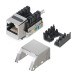 Cabeus KJ-RJ45-Cat.5e-SH-90 Вставка Keystone Jack RJ-45(8P8C), категория 5e, экранированная, заделка тип 110